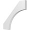 Ekena Millwork 3 1/2-in. W x 34-in. D x 34-in. H Westlake Architectural Grade PVC Knee Brace BRCP035X34X34WTL - alternate 1
